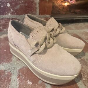 Dolce Vita Beige Platform Sneakers